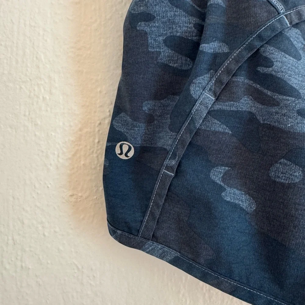 Lululemon Athletica Navy Camo Athletic Shorts